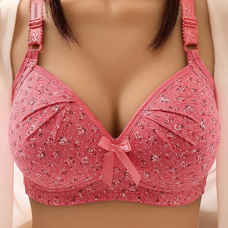 🔥Plus Size Bra Women Underwear Wire Free Comfort  Soft Thin Breathable🔥