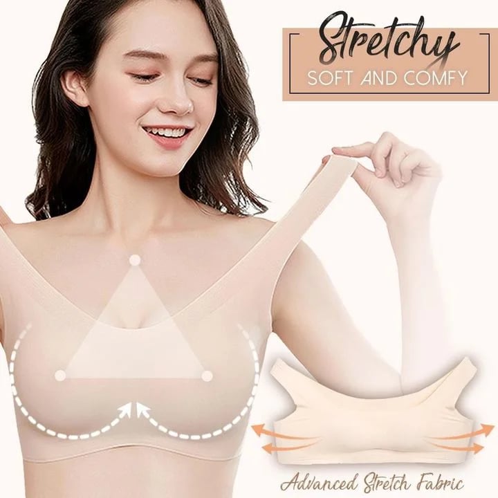 2023 Hot Sale✨Plus Size Ultra Comfort Seamless Shaping Wireless Support Bra