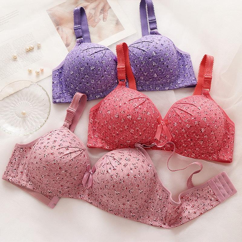 🔥Plus Size Bra Women Underwear Wire Free Comfort  Soft Thin Breathable🔥