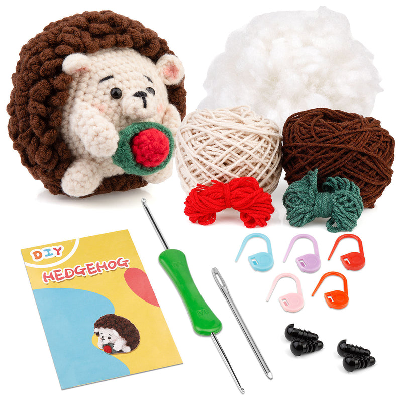 Cute Hedgehog Handmade Knitting Material Kit