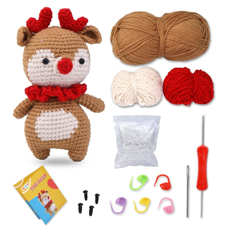 Fawn Doll Hand Knitting Kit