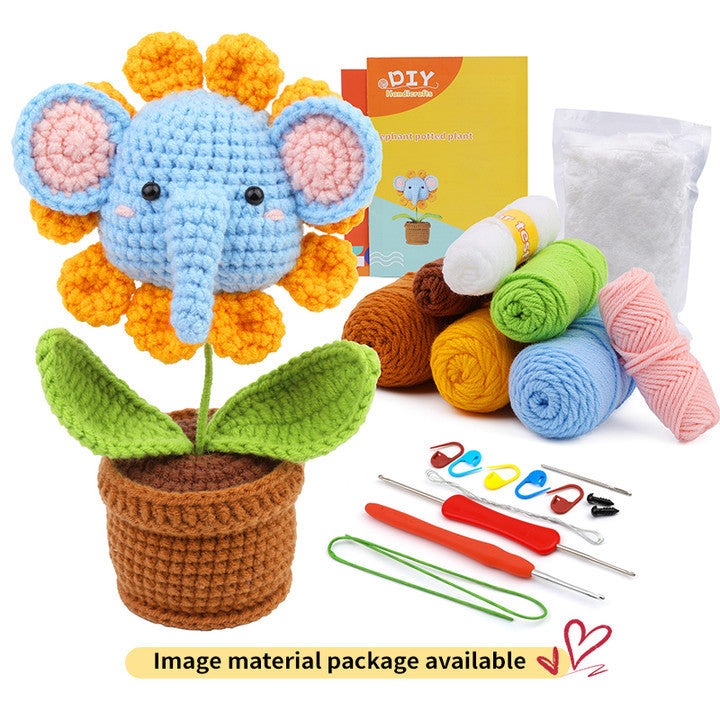 Potted Plant Decoration Handmade Weaving Material Kit