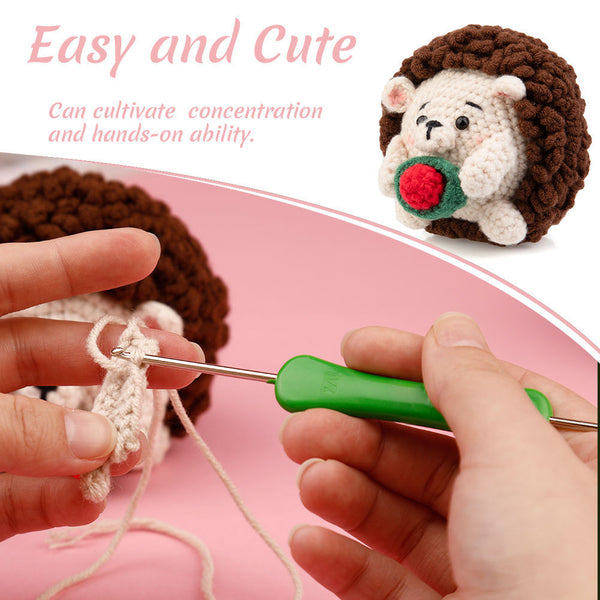 Cute Hedgehog Handmade Knitting Material Kit