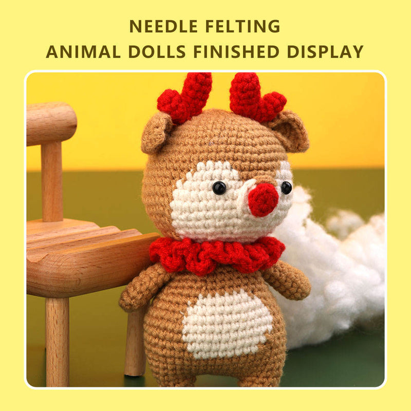 Fawn Doll Hand Knitting Kit