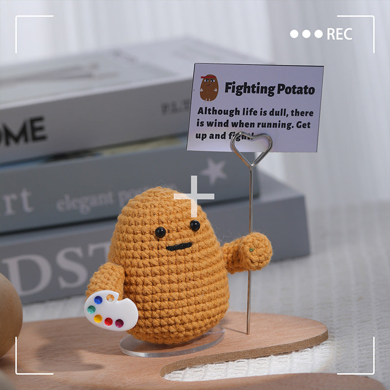 Sticky Note Potato Baby Hand Knitting Kit