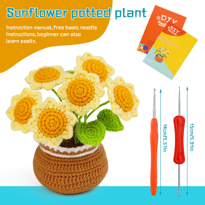 Large Potted Plant DIY Handmade Weaving Material Kit