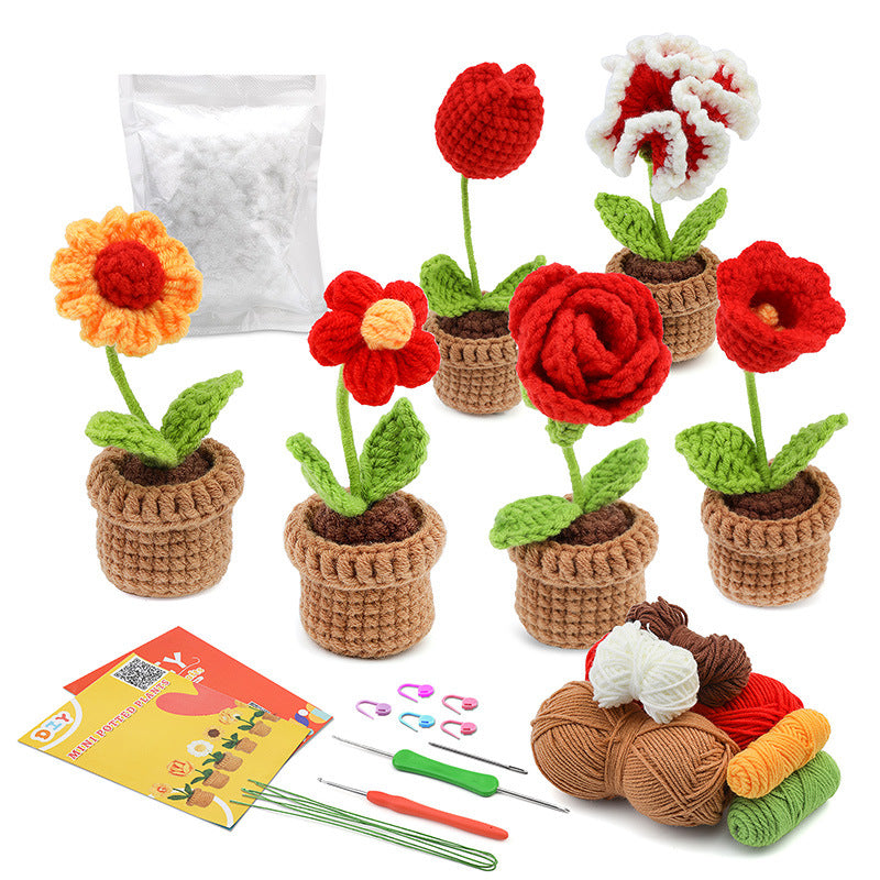 Potted Plant Decoration Handmade Weaving Material Kit