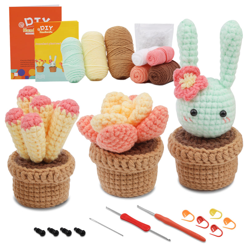 Potted Plant Decoration Handmade Weaving Material Kit