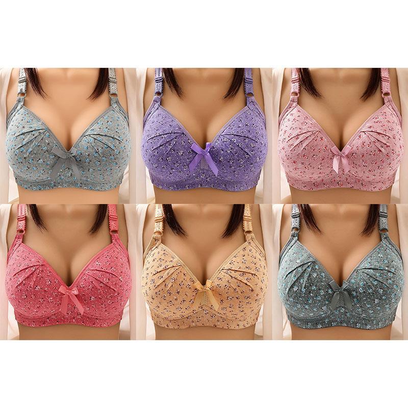 🔥Plus Size Bra Women Underwear Wire Free Comfort  Soft Thin Breathable🔥