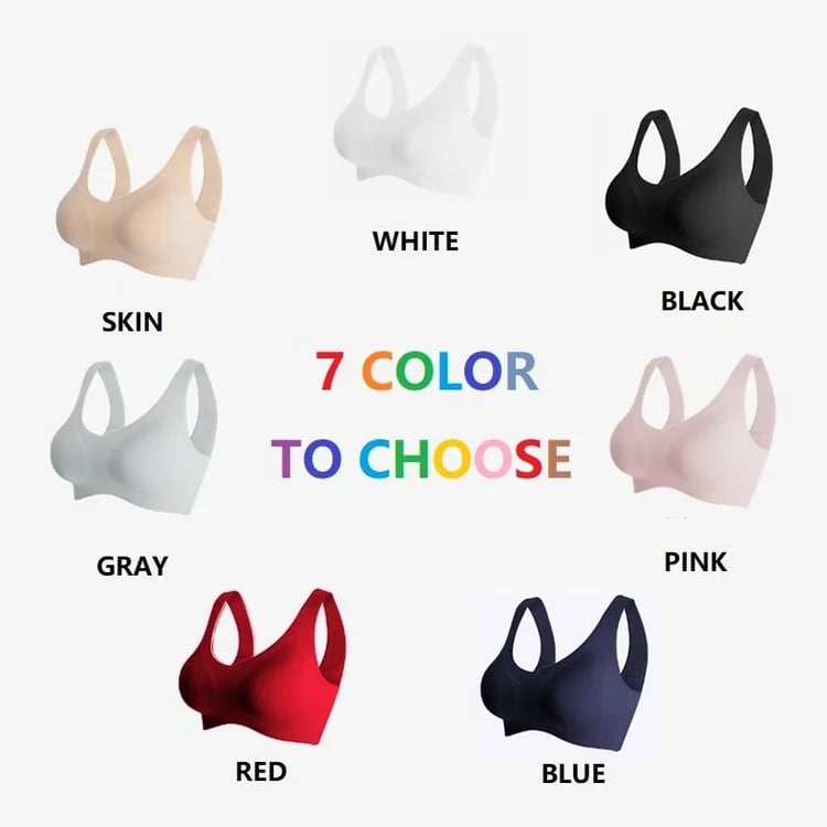 2023 Hot Sale✨Plus Size Ultra Comfort Seamless Shaping Wireless Support Bra