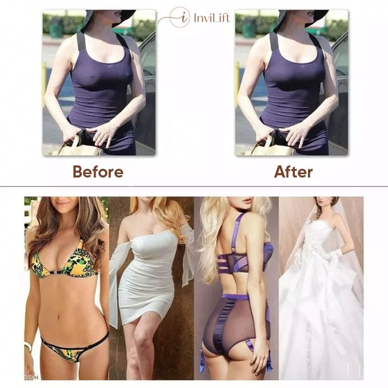 💖Mother's Day Promotion 49% OFF-Plus size Sexy Strapless Invisible Push Up Bra