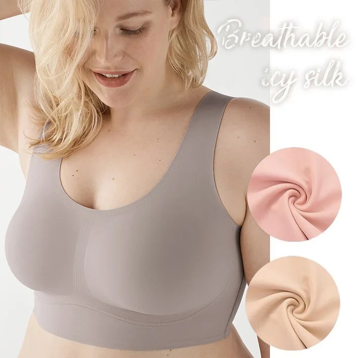 2023 Hot Sale✨Plus Size Ultra Comfort Seamless Shaping Wireless Support Bra