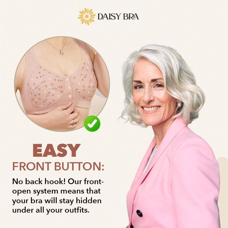 Daisy Bra - 49% OFF - Comfortable & Convenient Front Button Bra